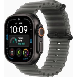 Smartwatch Watch Ultra 4 49mm Titanium Case Black Ocean Band LTE