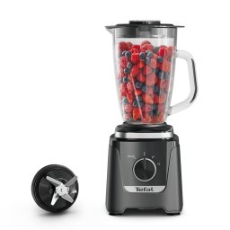 Blendforce BL5958F0 800 W 1.9 L 2 trepte viteza + Pulse 6 lame Powelix 3D tehnologie Powelix Cyclonic vas din sticla termorezistenta pana la 70°C functie zdrobire gheata lame detasabile Negru