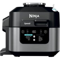 Multicooker Ninja Speedi 12-in-1, 5.7LCombi Cooker & buton SmartSwitch, negru