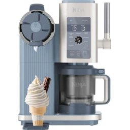 Aparat inghetata la cornet Ninja CREAMi Scoop13-in-1, 2 x recipiente 470ml, albastru