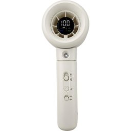 Ventilator portabil Aqua Breeze W/S 3000mAh 16000rpm LED Display Alb/Argintiu