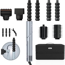 Uscator de par Uscator de par si aparat de coafat Shark 6-in-1FlexStyle, multistyler, albastru glaciar