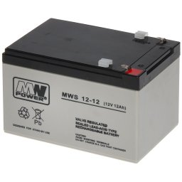 Acumulator stationar AGM VRLA MWS, 12V, 1.3Ah, pentru aplicatii stationare si sisteme de alimentare de rezerva, BAT12V1.3