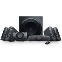 BOXE LOGITECH 5.1, RMS: 500W (4 x 67W, 1 x 165W, 1 x 67W), telecomanda wireless, black, "Z906" "980-000468" (timbru verde 4.00 lei)