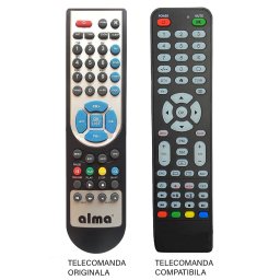 Telecomanda compatibila pentru receptor Alma HD S-2000, HD S-2100, HD S-2200