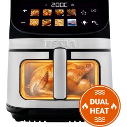 TESLA AirCook DualHeat QD73 XXL - Nou, doar ambalaj deschis - Friteuză cu aer cald