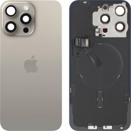 Capac Baterie Apple iPhone 15 Pro Max, Bej (Natural Titanium), Swap Premium