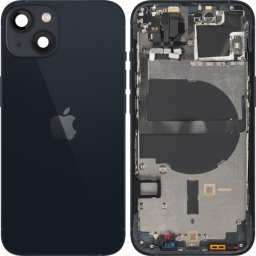 Capac Baterie Apple iPhone 13 mini, Cu Carcasa Mijloc, Negru (Midnight), Swap Premium