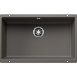 527330 Blanco Rotan 700 - Chiuvetă Silgranite, 73x46 cm, gri vulcan