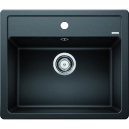 526084 Blanco Legra 6 - Chiuvetă silgranit, 59x50 cm, negru