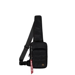 ALPHA INDUSTRIES Geantă mică Label Sling Bag 266944 03 black