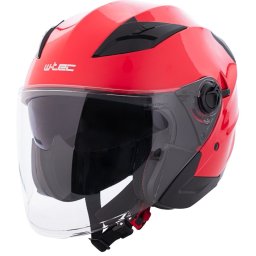 Casca moto W-Tec Barcela Carmesi