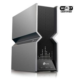 Router Wireless TP-Link Archer BE800 Wi-Fi 7 Tri-Band BE19000 Compatibil cu EasyMesh Gri/Negru