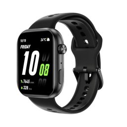 Ceas inteligent Honor Choice 2i, Ecran AMOLED 1.85", Bluetooth, Android/iOS, IP68, Negru