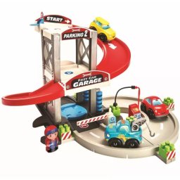 Abrick: Set de joacă Garaj cu mașinuțe