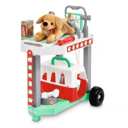 Ecoiffier: Cabinet veterinar cu câine de pluș