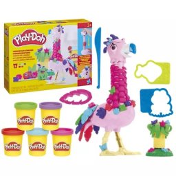Set de joc Play-Doh „Flamingo distracție cu badminton”