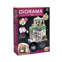 Buki: Florărie dioramă - puzzle 3D