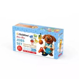 ChildGen: Set de plastilină cu haine de lucru în cutie - 100% natural