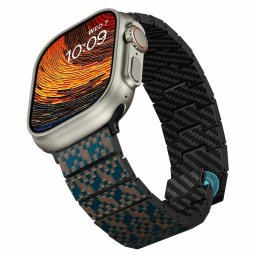 Curea Pitaka Dreamland ChromaCarbon, pentru Apple Watch seriile 1 - 9 / SE / Ultra, Stairs