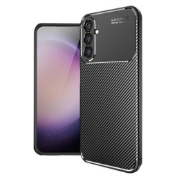 Husa Husa pentru Samsung Galaxy S24 FE - Techsuit CarbonFiber - Black