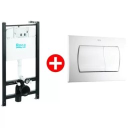 Set promo Roca Active Rezervor WC incastrat cu cadru si clapeta de actionare -RocaActive1