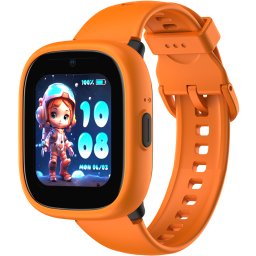 Smartwatch monitorizare copii Lagenio K3 Orange, 4G SIM, 1.7 , Localizare GPS cu A-GPS, WIFI, ACC, Alerta Perimetru, Apeluri Video si Voce, Lanterna, SOS, 770mAh