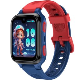 Smartwatch monitorizare copii Lagenio K9 Blue, 4G SIM, Wi-Fi, 1.78 AMOLED, GPS, 1GB RAM, 8GB, Apeluri Video si Voce HD, Camera 5MP, Buton SOS, Rezistenta IP67, Android