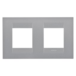 Placa, Geo, internationala, in, tehnopolimer, vopsit, 2+2+2, module, verticale, titan, Gewiss, Chorus, GW16423VT