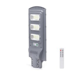 Aigostar - Lampadar LED stradal solar cu senzor LED/150W/3,2V IP65 6500K + Telecomandă
