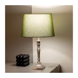 BRILAGI - Lampă de birou CERIA 1xE27/60W/230V diam. 30 cm argintie/verde