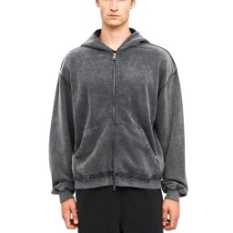 DIRTY LAUNDRY Jachetă Oversized Fullzip-Raw Edges DLMF000205 vintage grey