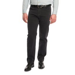 Pantaloni barbatesti clasici croiala dreapta, gri antracit (Marime pantalon: W49)