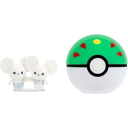 Pokemon - Set 2 figurine Clip n Go, (Tandemaus & Friend Ball)
