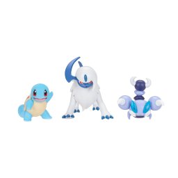 Pokemon - Set 3 figurine de actiune, (Squirtle & Absol & Skorupi)