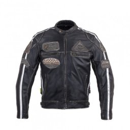 Geaca Moto Piele Barbati W-TEC Sheawen Vintage