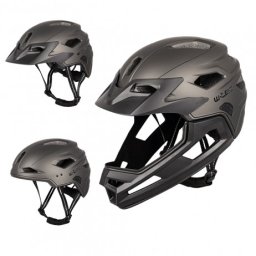 Casca Juniori Downhill W-TEC Estreito - Magic Matt Black