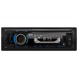 Player auto multimedia AKAI CA016A-9008U, Bluetooth, USB, microSD, FM, 4x25W, Black