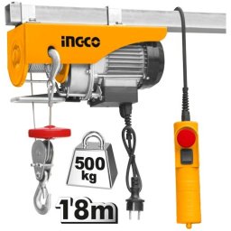 Troliu electropalan Electric 900W 18m, 500 kg, Ingco EH5001