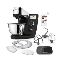 Tefal - Robot de bucătărie cu cântar I-COACH TOUCH 1200W/230V din oțel inoxidabil