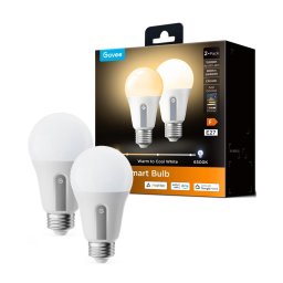 Govee -SET 2x becuri LED dimabile Smart MATTER E27/9W/230V 2700-6500K Wi-Fi
