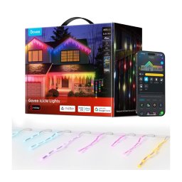 Govee - LED RGBIC Ghirlandă cu țurțuri pentru exterior 10m Wi-Fi Matter IP65