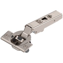 Balama BLUM clip TOP aplicata cu BLUMOTION, deschidere 110 grade, montaj prin presare, 71B3580