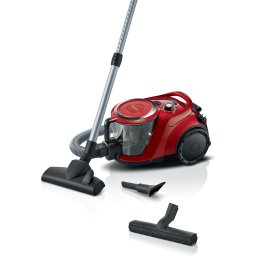 Aspirator fără sac BGC41Q69 ProSilence Seria 6, Rosu