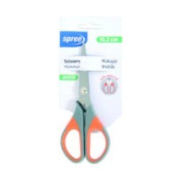 Set 2 x Foarfeca cu Varf Ascutit si Maner Cauciucat, 15.2 cm
