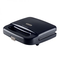 Sandwich toaster Ariete BREAKFAST 1971/00, 750W, Acoperire antiaderenta, Indicator luminos, Gri inchis