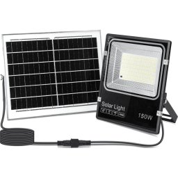 Aigostar-LED Proiector solar LED/150W/3,2V 3000mAh 3000K/4000K/6500K IP66 + telecomandă