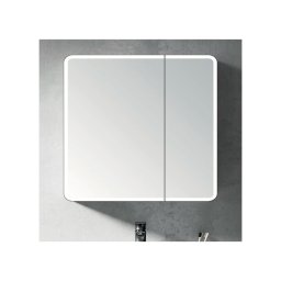 BRILAGI - Dulap de baie cu oglindă și iluminare LED NOTO DOUBLE 78x70 cm