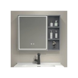 BRILAGI - Dulap de baie cu oglindă și iluminare LED NOTO SINGLE 60x65 cm