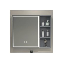 BRILAGI - Dulap de baie cu oglindă și iluminare LED AVOLA SINGLE 75x70 cm